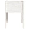 vidaXL Vaso/floreira de jardim 2 pcs 50x50x70 cm pinho maciço branco