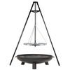 RedFire Grelhador com tripé BBQ TRIPOD 172 cm preto