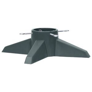 vidaXL Suporte para &aacute;rvore de Natal 55,5x55,5x15 cm verde