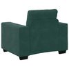 vidaXL Conjunto de Sof&aacute;s 3 pcs Verde Escuro 221 x 80 x 80 cm Veludo