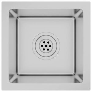 vidaXL Lava-louça de cozinha artesanal aço inoxidável