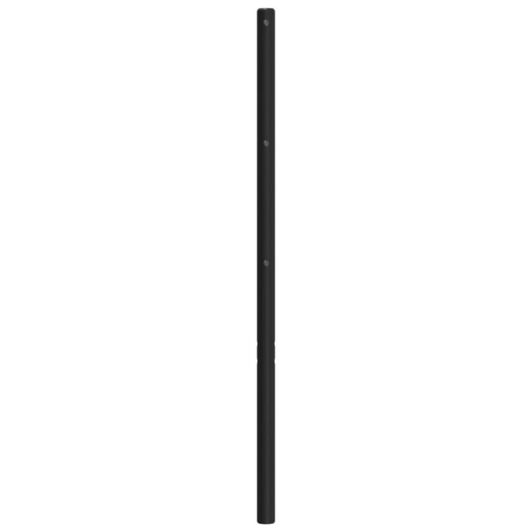 vidaXL Cabeceira de substitui&ccedil;&atilde;o 150 cm metal preto