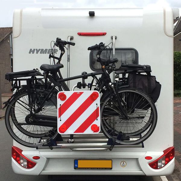 Proplus Sinal de aviso traseiro pl&aacute;stico 50x50cm com refletores 361228