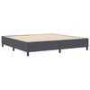 vidaXL Estrado de cama plataforma Cinza Escuro 200 x 200 cm