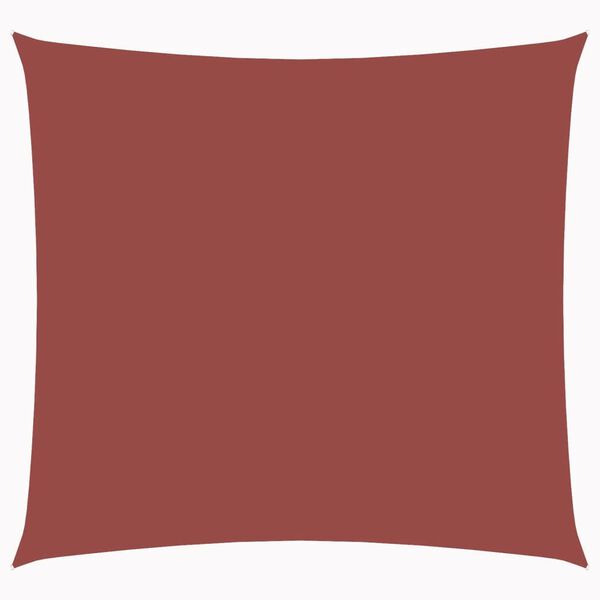 vidaXL Guarda-sol tecido Oxford quadrangular 3,6x3,6 m terracota