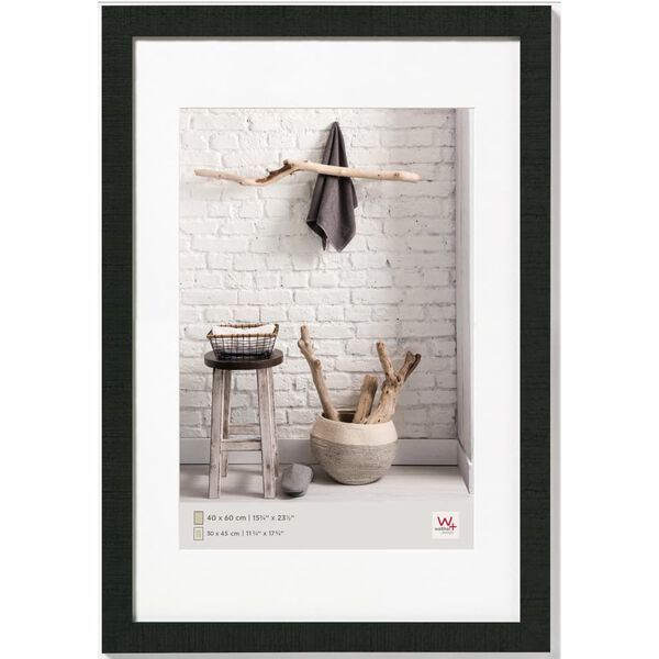 Walther Design Moldura para quadro Home 50x70 cm preto