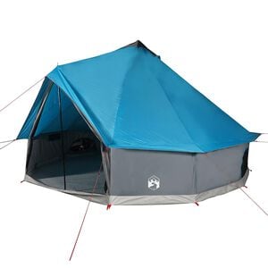 vidaXL Tenda familiar tipi para 6 pessoas imperme&aacute;vel azul