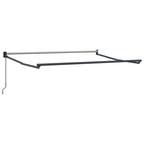 vidaXL Toldo Retr&aacute;til Manual Antracite 2,5 x 2 m