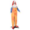 vidaXL Palha&ccedil;o assustador de Halloween SPOOKA Amarelo e Azul