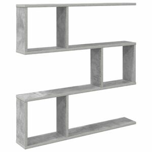 vidaXL Prateleira de Parede Cinzento Cimento 80 x 12 x 79,5 cm