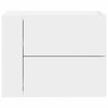 vidaXL Mesas de cabeceira de parede 2 pcs 45x30x35 cm branco