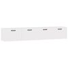 vidaXL Arm&aacute;rios parede 2pcs 100x36,5x35 cm derivados de madeira branco