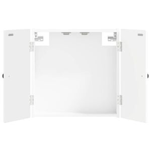 vidaXL Arm&aacute;rio para Dartboard EDE Branco 52,5 x 10,5 x 53,5 cm