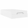 vidaXL Estrutura de cama com colch&atilde;o Outros 2 unid. Branco PVC