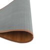 vidaXL Tapete redondo 80 cm bambu castanho