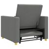 vidaXL Sof&aacute;-camas retr&aacute;til individual Cinzento escuro 90 x 165 x 87 cm
