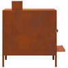 vidaXL Fog&atilde;o de campismo 35x50x60 cm a&ccedil;o corten