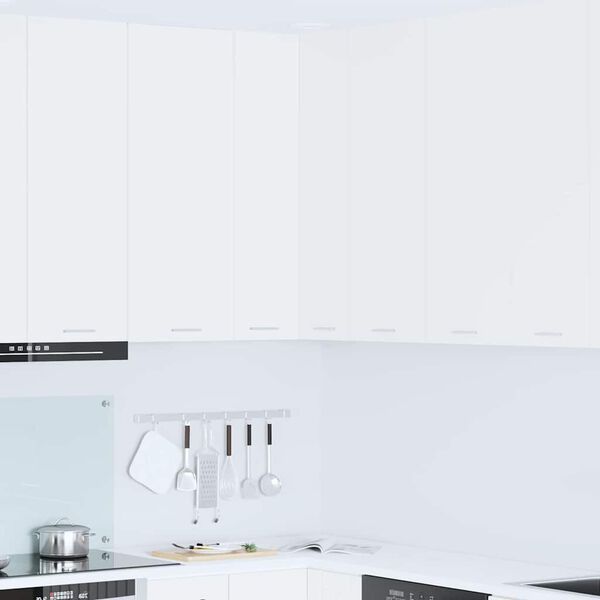 vidaXL Arm&aacute;rio suspenso Branco 57 x 57 x 100 cm Madeira processada