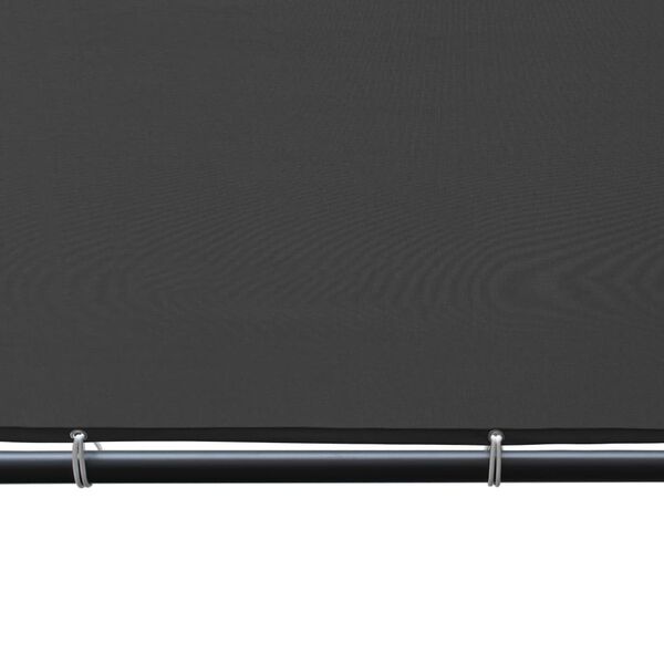 vidaXL Gazebo com telhado inclinado 300x300x257 cm 180 g/m&sup2; antracite