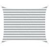 vidaXL Vela de sombra solar Cinza Claro e Branco 2 x 2,5 m