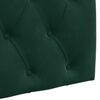 vidaXL Cabeceira Suspensa Verde Escuro 170 x 55 x 7 cm Veludo