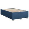 vidaXL Cama boxspring com colch&atilde;o 120x190 cm tecido azul