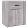 vidaXL Mesa cabeceira 50x36x60 cm derivados madeira cinzento sonoma