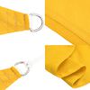 vidaXL Para-sol estilo vela 160 g/m&sup2; 2,5x3 m PEAD amarelo