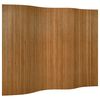 vidaXL Divis&oacute;ria largura 250 cm altura 165 cm bambu castanho
