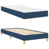 vidaXL Cama Box com colch&atilde;o Azul 80 x 200 cm tecido
