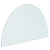 vidaXL Placa de Vidro para Lareira Transparente 1000 x 600 mm Vidro
