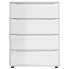 vidaXL Gabinetes de Armazenamento 2 pcs Branco Brilhante