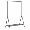 vidaXL Suporte para Roupas Preto 100 x 56 x 154 cm A&ccedil;o