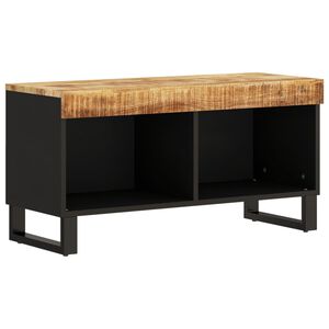 vidaXL M&oacute;vel de TV 85x33x43,5 cm madeira de mangueira maci&ccedil;a