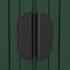 vidaXL Abrigo de jardim 192x108x223 cm a&ccedil;o galvanizado verde
