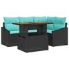 vidaXL Conjunto de Sof&aacute; de Jardim 5 unid. 4-N&uacute;mero de lugares
