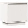 vidaXL Mesa de cabeceira 40x30x40 cm madeira de pinho maci&ccedil;a branco