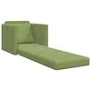 vidaXL Sof&aacute;-Cama 60cm Verde Claro Veludo
