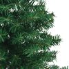 vidaXL &Aacute;rvore de Natal artificial de canto 240 cm PVC verde