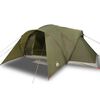 vidaXL Tenda familiar em c&uacute;pula p/ 6pessoas imperme&aacute;vel verde azeitona