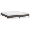 vidaXL Estrutura de cama sem colch&atilde;o 180x200 cm veludo cinzento-escuro