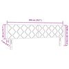 vidaXL Cabeceira Creme 200 cm tecido