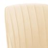 vidaXL Cadeiras de jantar girat&oacute;rias 2 pcs veludo cor creme