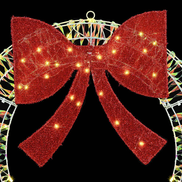 vidaXL Guirlanda com 150 LEDs Branco quente 120 cm PET