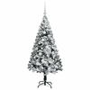 vidaXL &Aacute;rvore de Natal Artificial Branco 150 cm PVC, A&ccedil;o e Pl&aacute;stico