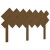 vidaXL Cabeceira de cama 141x3x80,5 cm pinho maci&ccedil;o castanho mel