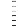 vidaXL Estante c/ 6 prateleiras 40x30x86 cm derivados de madeira preto