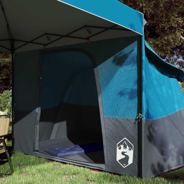 vidaXL Conjunto de Tenda de Camping 2 pcs Azul Tafet&aacute; e Tecido