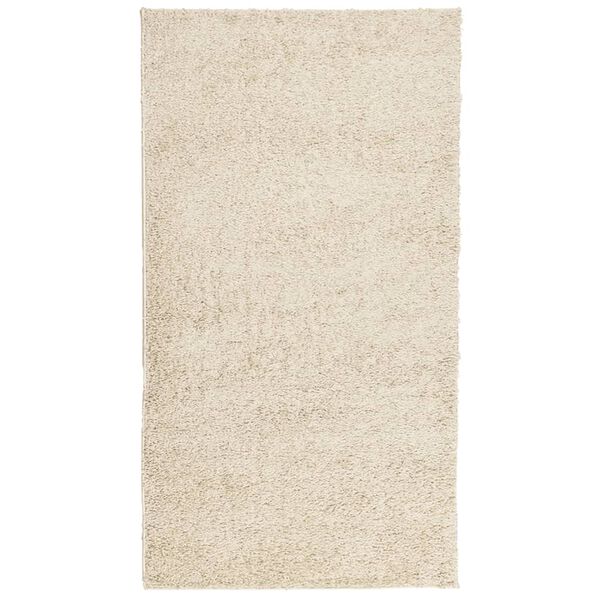 vidaXL Tapete shaggy de pelo alto PAMPLONA 60x110 cm dourado