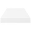 vidaXL Prateleiras de parede suspensas 2 pcs 50x23x3,8cm MDF branco